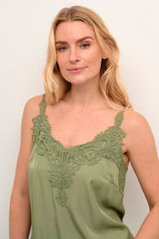 Anna Top - Oil Green - Blue Sky Fashions & Lingerie