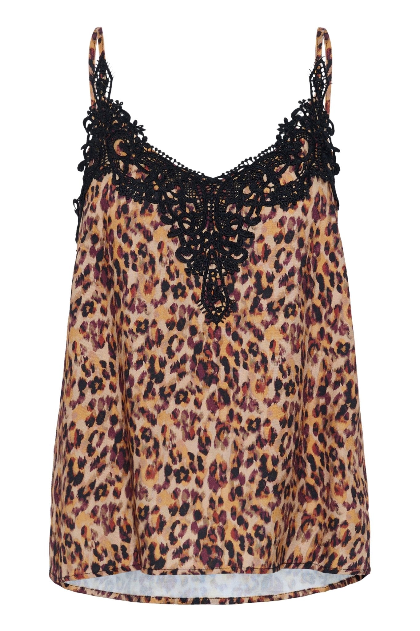 Anne Top - brown leopard - Blue Sky Fashions & Lingerie