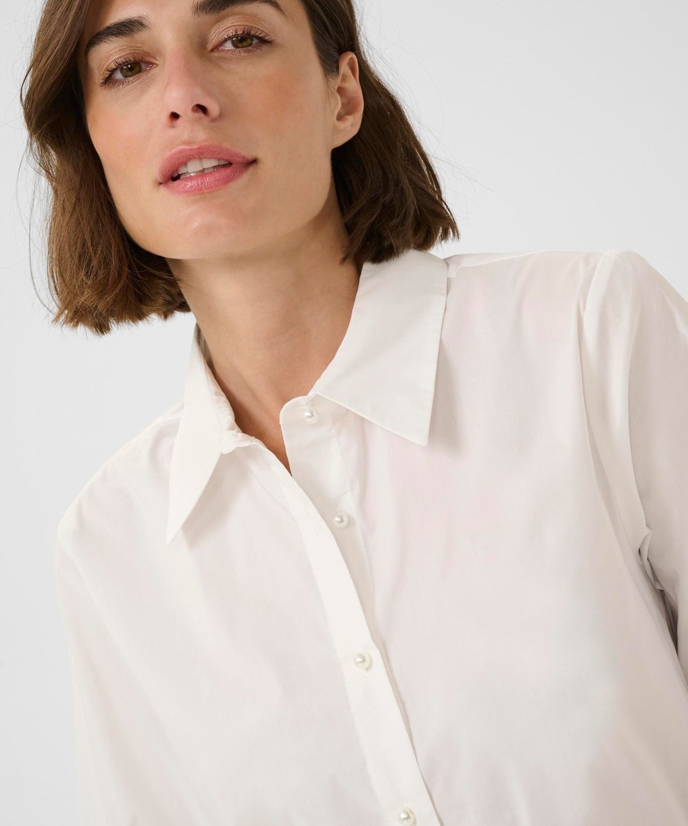 Antoinette Shirt - White Gardenia - Blue Sky Fashions & Lingerie