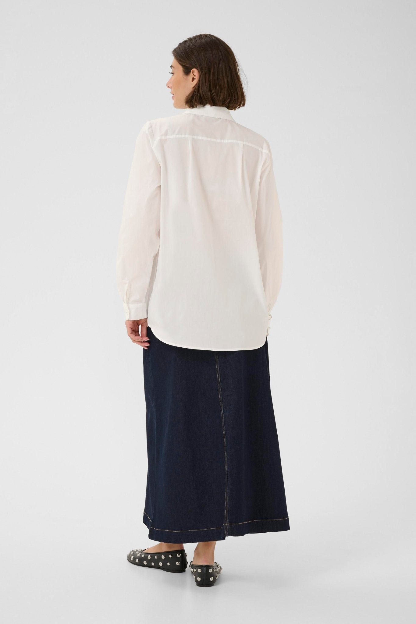 Antoinette Shirt - White Gardenia - Blue Sky Fashions & Lingerie