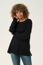 Anva Pullover - Pitch Black - Blue Sky Fashions & Lingerie