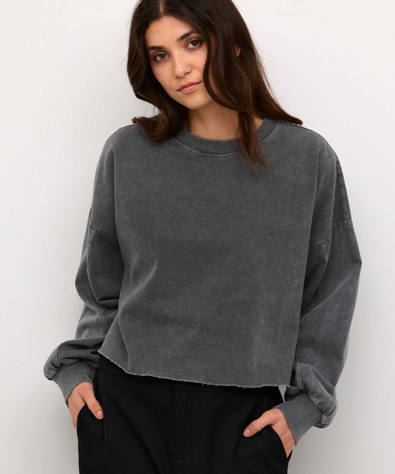 Arissa cropped sweatshirt by Culture - Blue Sky Fashions & Lingerie