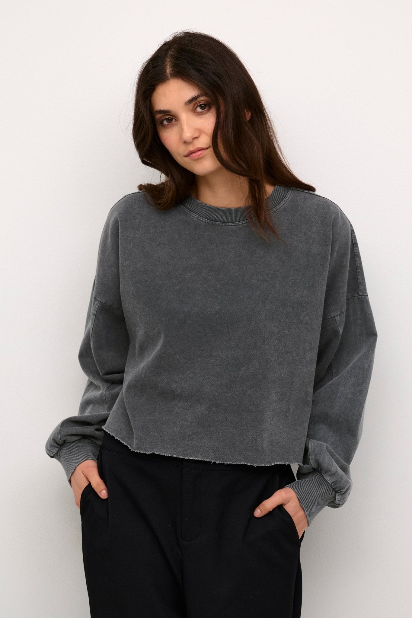 Arissa cropped sweatshirt by Culture - Blue Sky Fashions & Lingerie