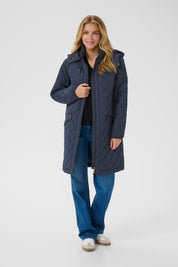 Arwen Jacket with hood - Navy - Blue Sky Fashions & Lingerie