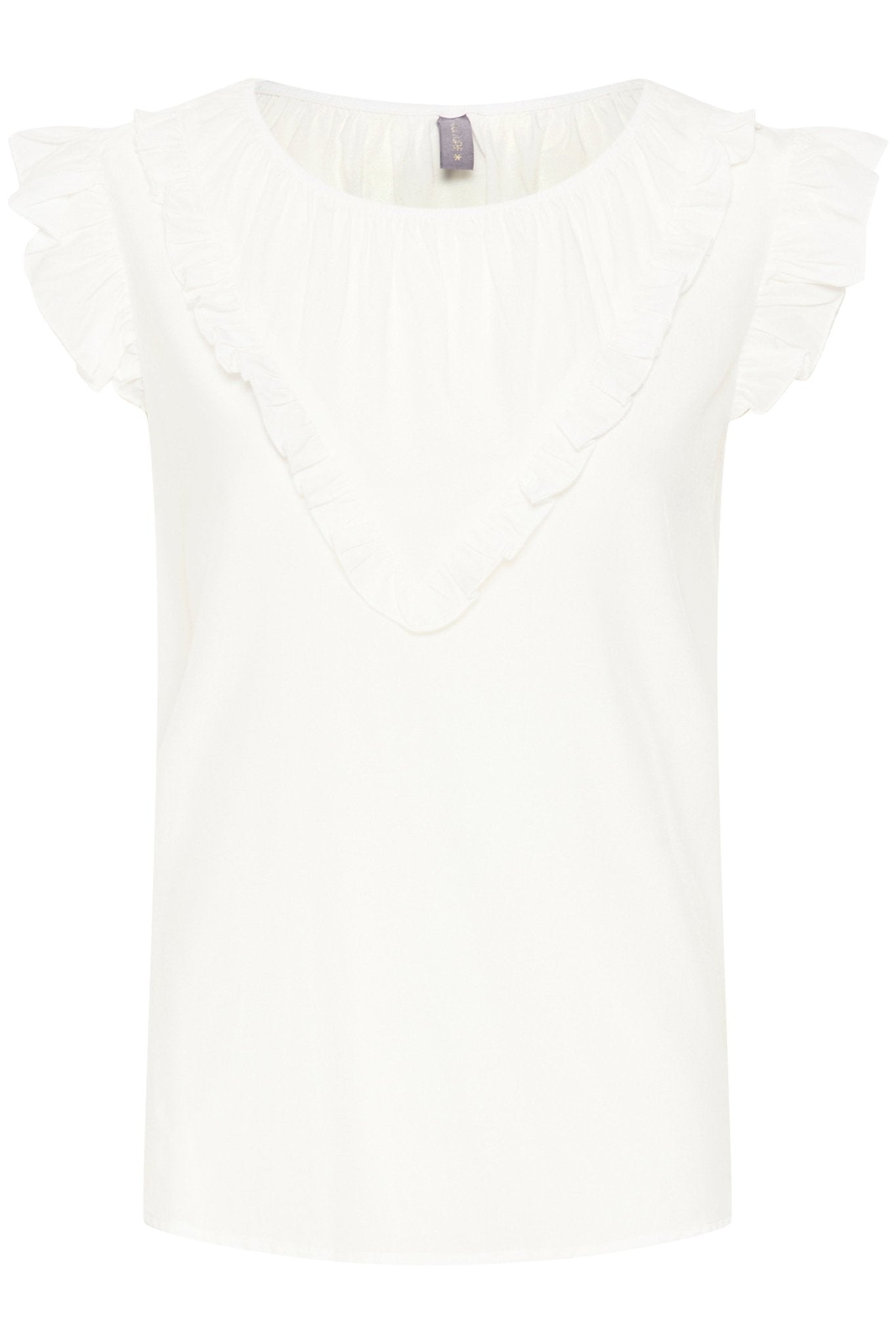 Asmine short sleeve blouse by Culture - Gardenia - Blue Sky Fashions & Lingerie