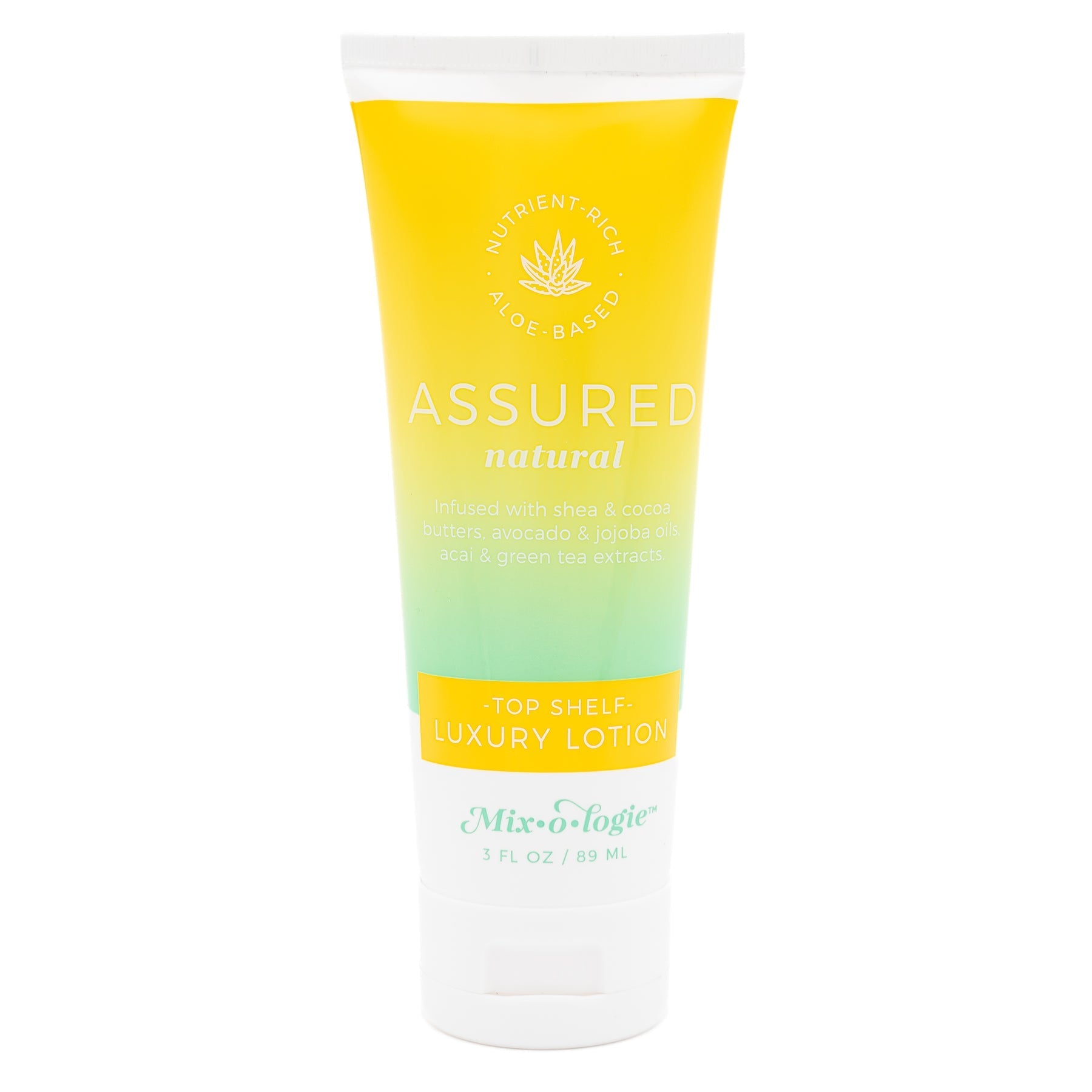 ASSURED (NATURAL) | TOP SHELF LUXURY LOTION (3 FL. OZ) - Blue Sky Fashions & Lingerie