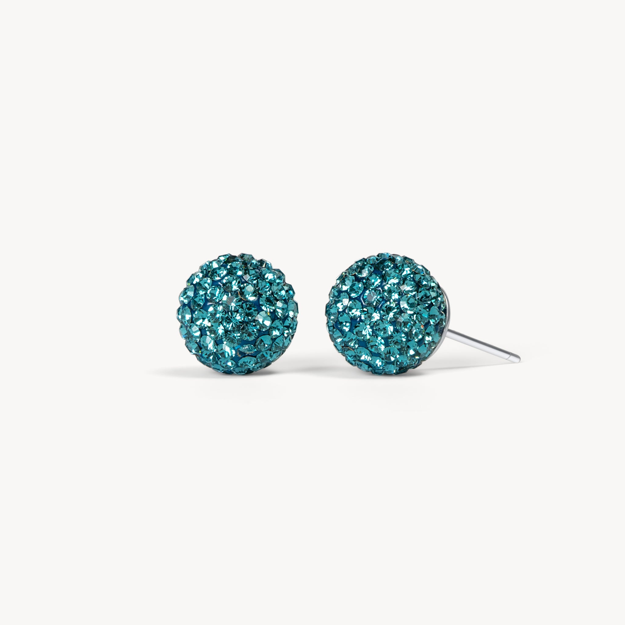 Astral 10mm Sparkle Ball Stud Earrings - Blue Sky Fashions & Lingerie