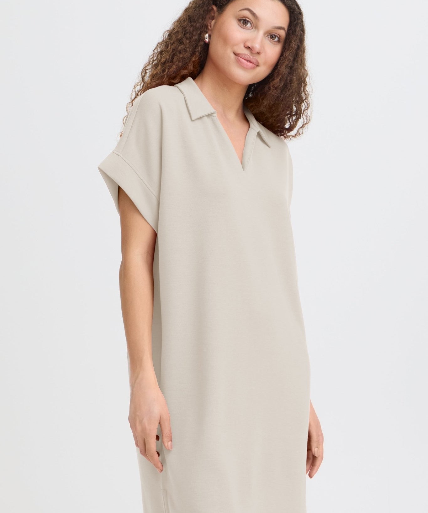 Aurora Dress by Fransa - Gray Morn - Blue Sky Fashions & Lingerie