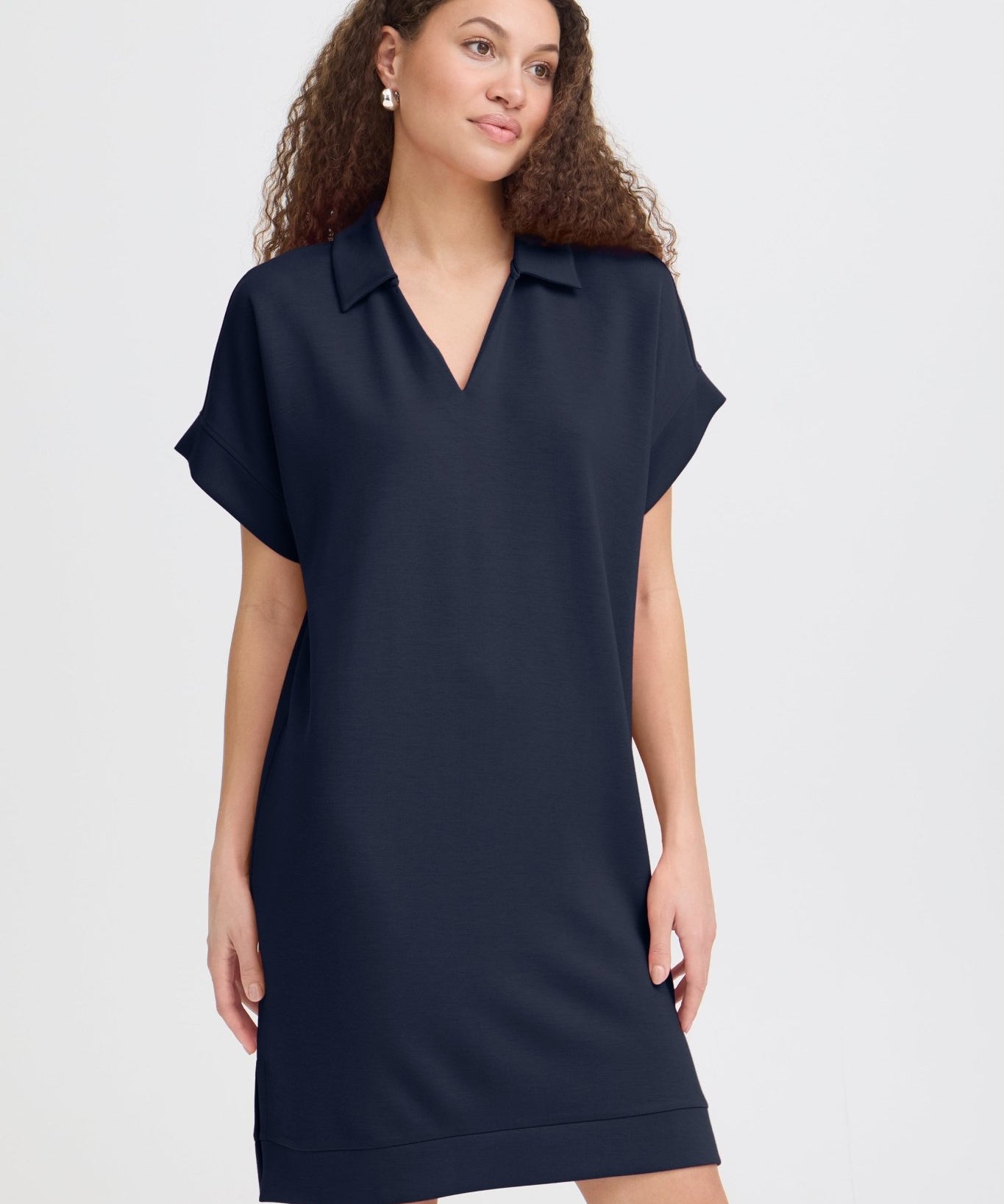Aurora Dress by Fransa - Navy - Blue Sky Fashions & Lingerie