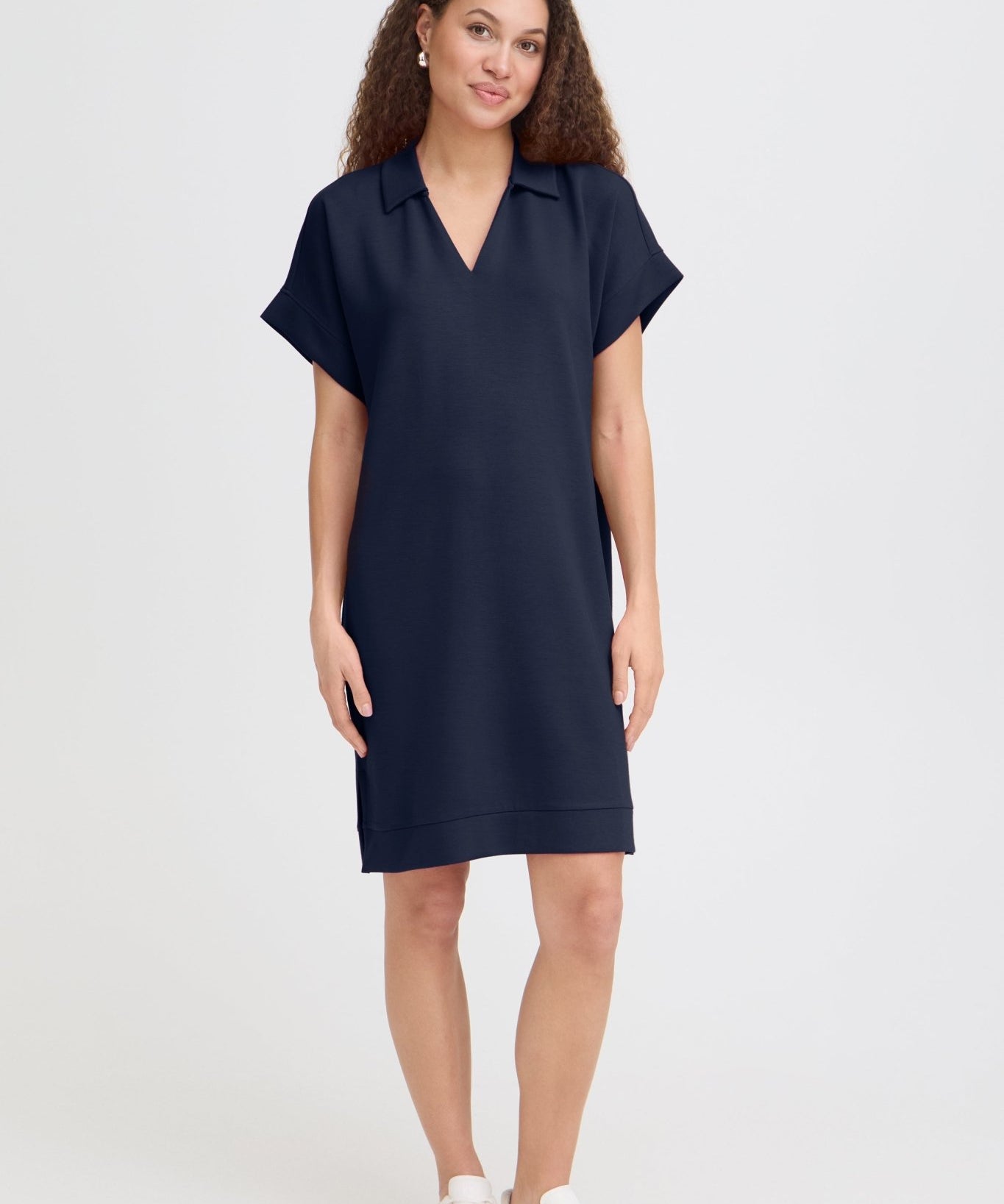 Aurora Dress by Fransa - Navy - Blue Sky Fashions & Lingerie