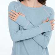 Back In Bed Rib Sleepshirt in Earl Grey - Blue Sky Fashions & Lingerie