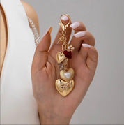 Bag Charm - Heart Bow Butterfly Charm Key Chain - Blue Sky Fashions & Lingerie