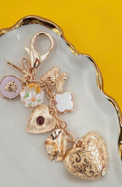 Bag Key Charm - Heart Bow Butterfly Clover - Blue Sky Fashions & Lingerie