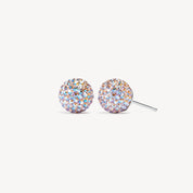 Ballet Slipper Sparkle Ball Stud Earrings - 10 mm - Blue Sky Fashions & Lingerie