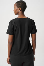 Band Crewneck Tee 264620 - Black - Blue Sky Fashions & Lingerie
