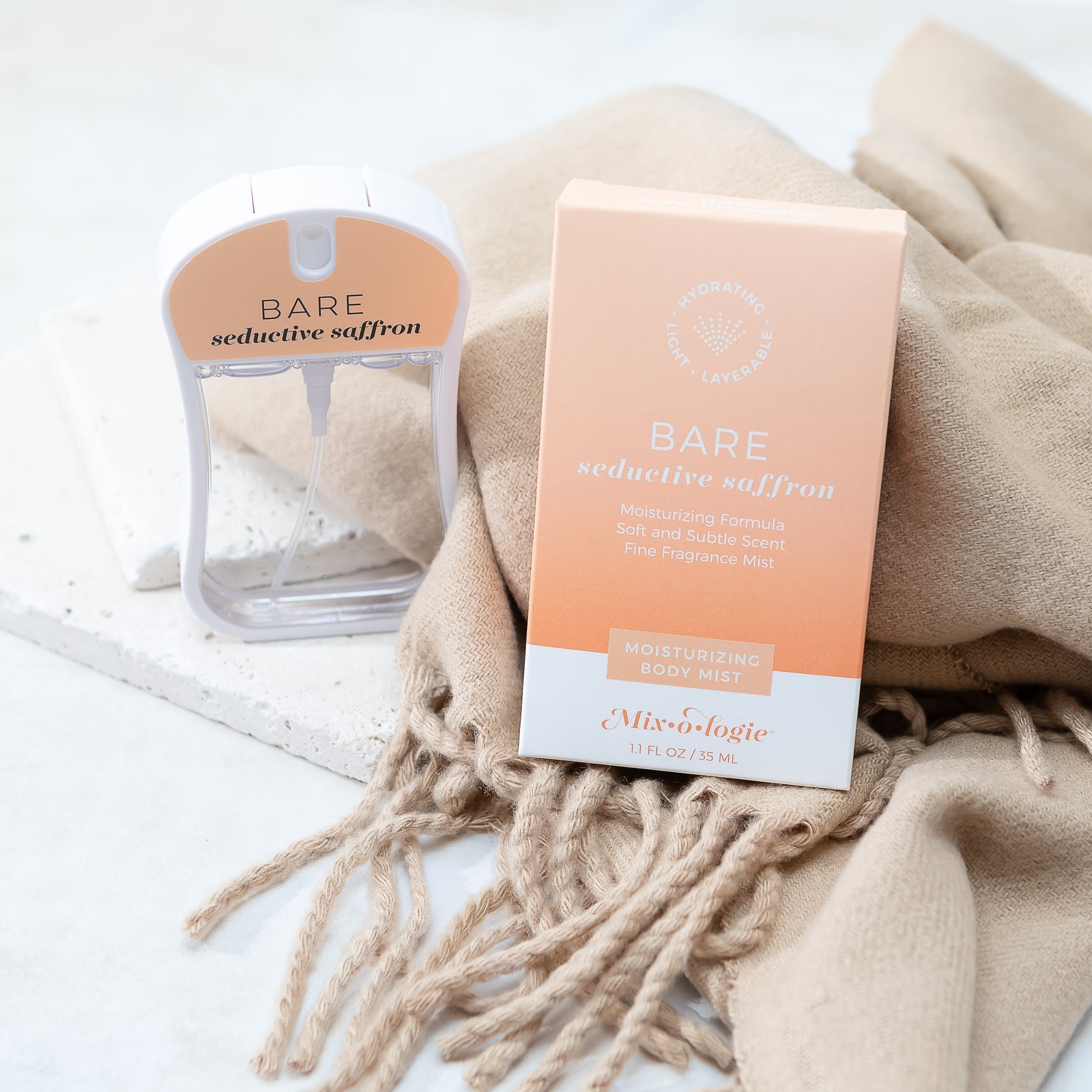 BARE (SEDUCTIVE SAFFRON) | MOISTURIZING BODY MIST - Blue Sky Fashions & Lingerie