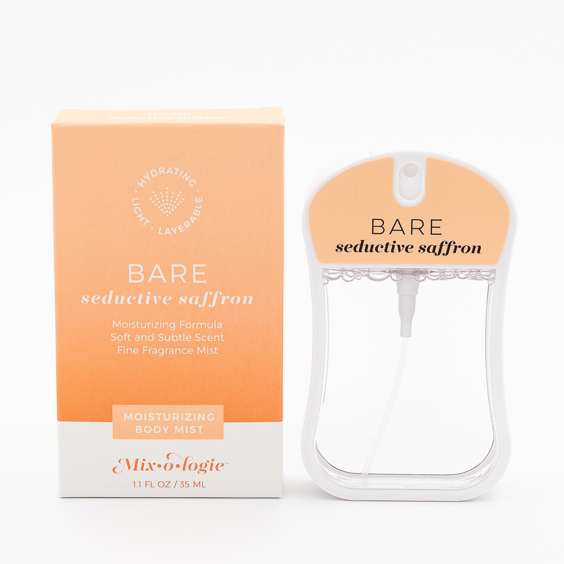 BARE (SEDUCTIVE SAFFRON) | MOISTURIZING BODY MIST - Blue Sky Fashions & Lingerie
