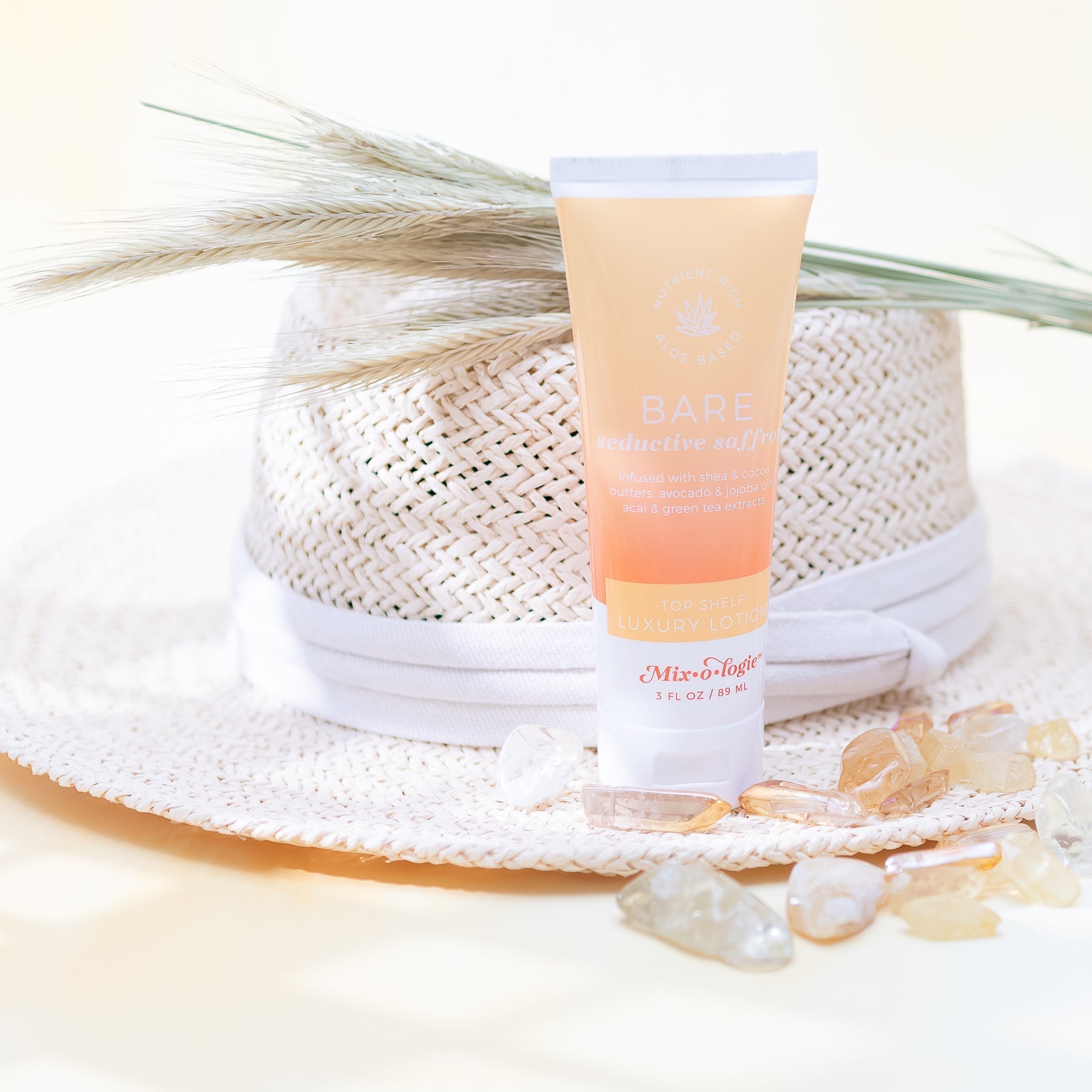 BARE (SEDUCTIVE SAFFRON) | TOP SHELF LUXURY LOTION (3 FL. OZ) - Blue Sky Fashions & Lingerie