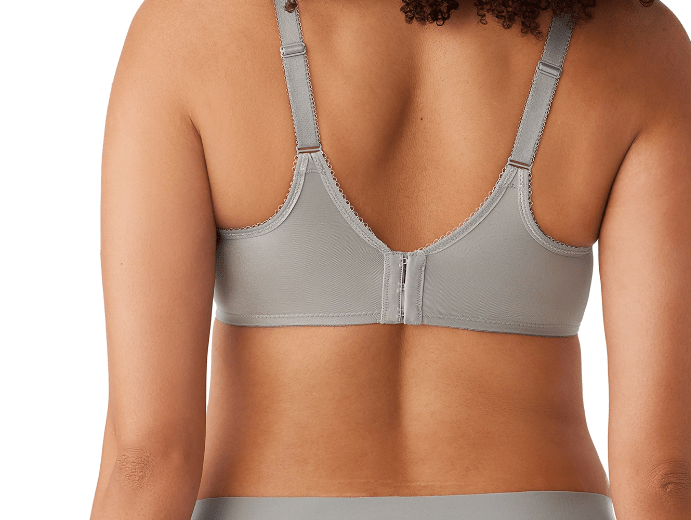 Basic Beauty Full Figure Seamless Underwire Bra Wacoal 855192 - Ultimate Grey - Blue Sky Fashions & Lingerie