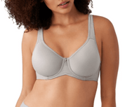 Basic Beauty Spacer Underwire Bra Wacoal 853192 - ULTIMATE GREY - Blue Sky Fashions & Lingerie