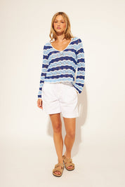 Bay WildWaves Sweater by John + Jenn - Blue Sky Fashions & Lingerie