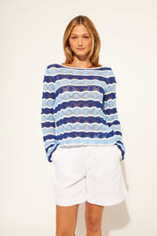 Bay WildWaves Sweater by John + Jenn - Blue Sky Fashions & Lingerie