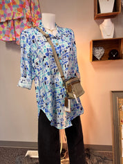 Beach Sea glass Shirt - Blue - Blue Sky Fashions & Lingerie