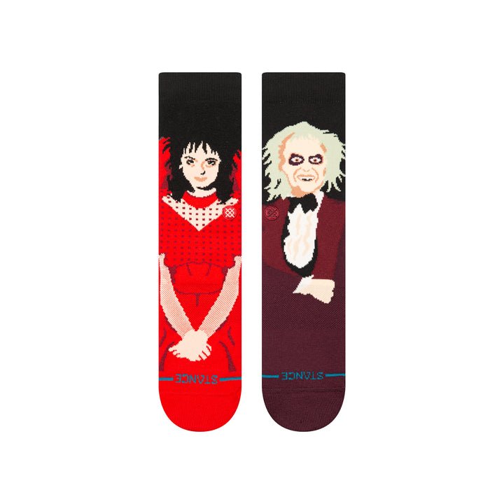 Beetlejuice x Stance Dearly Beloved Crew Socks - Blue Sky Fashions & Lingerie