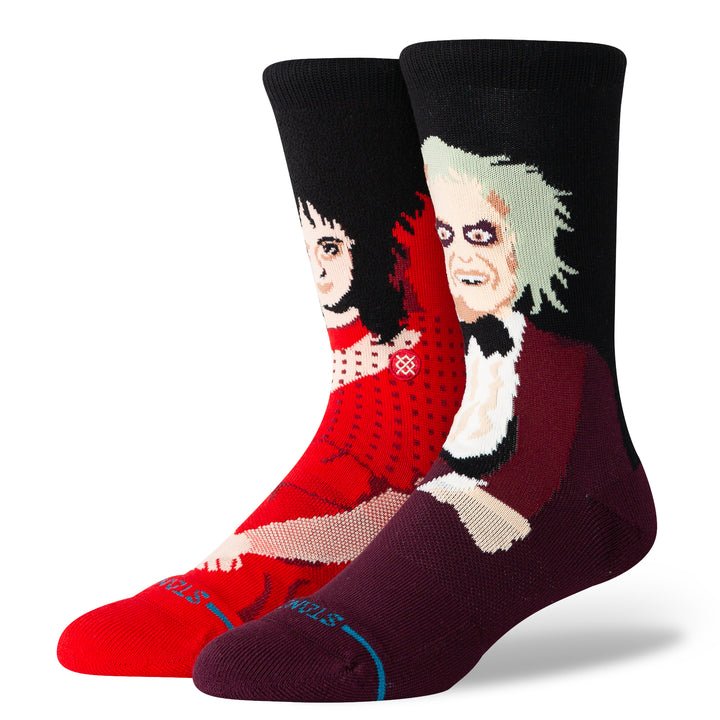 Beetlejuice x Stance Dearly Beloved Crew Socks - Blue Sky Fashions & Lingerie