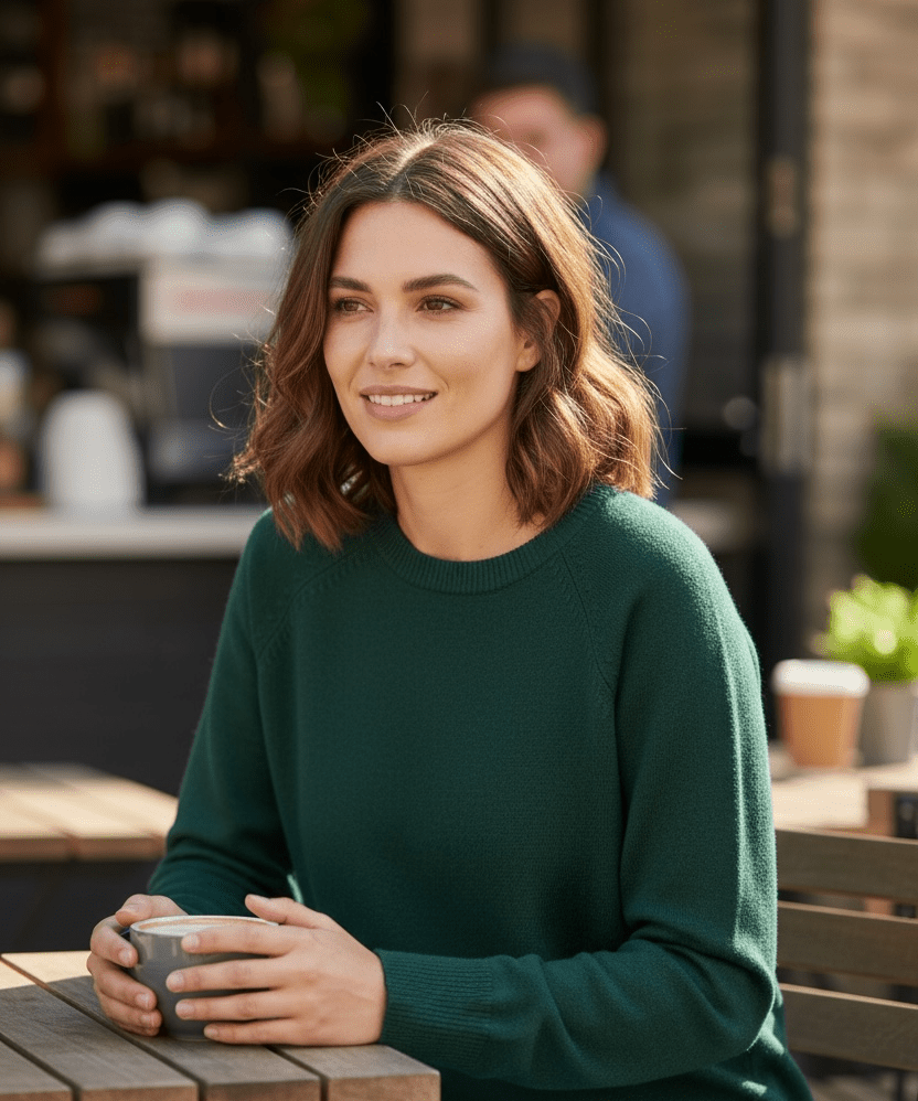 Begonia Sweater - Green - Blue Sky Fashions & Lingerie