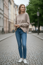 Begonia Sweater - Mink - Blue Sky Fashions & Lingerie