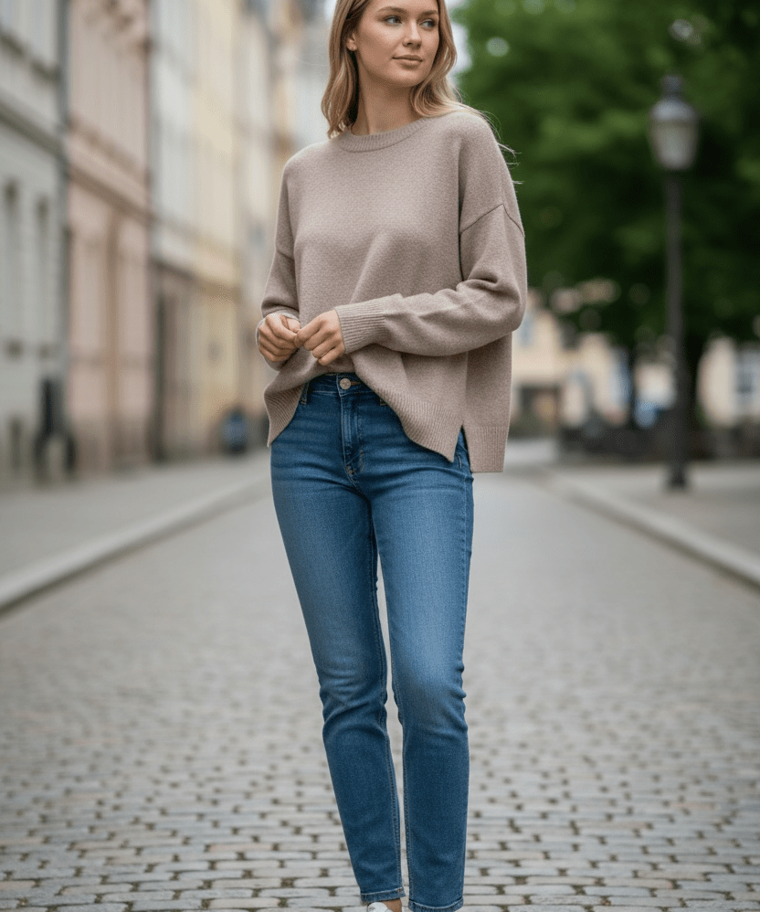 Begonia Sweater - Mink - Blue Sky Fashions & Lingerie