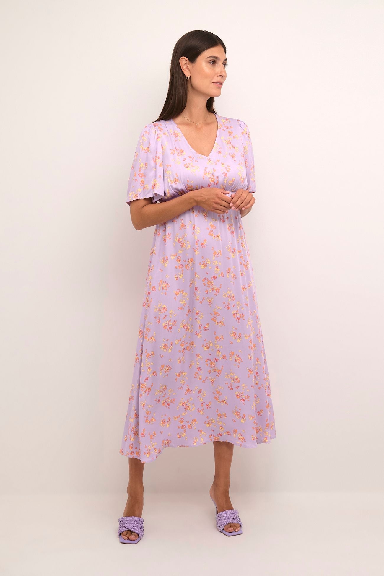 BILLIE DRESS by Culture - Lavender Floral - Blue Sky Fashions & Lingerie