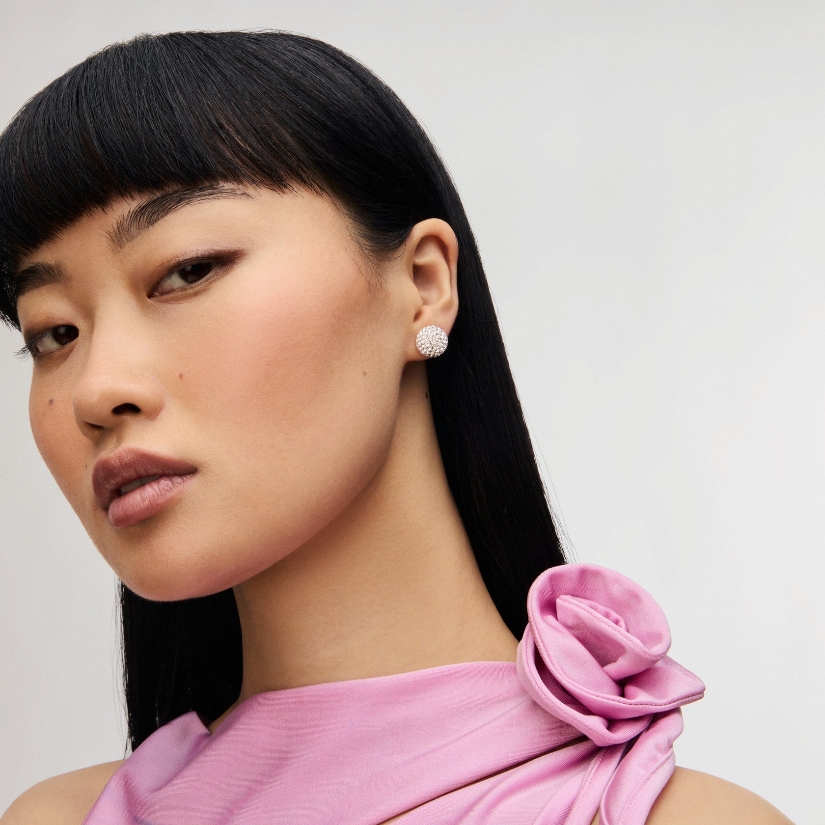 Black 12mm Sparkle Ball Stud Earrings - Blue Sky Fashions & Lingerie