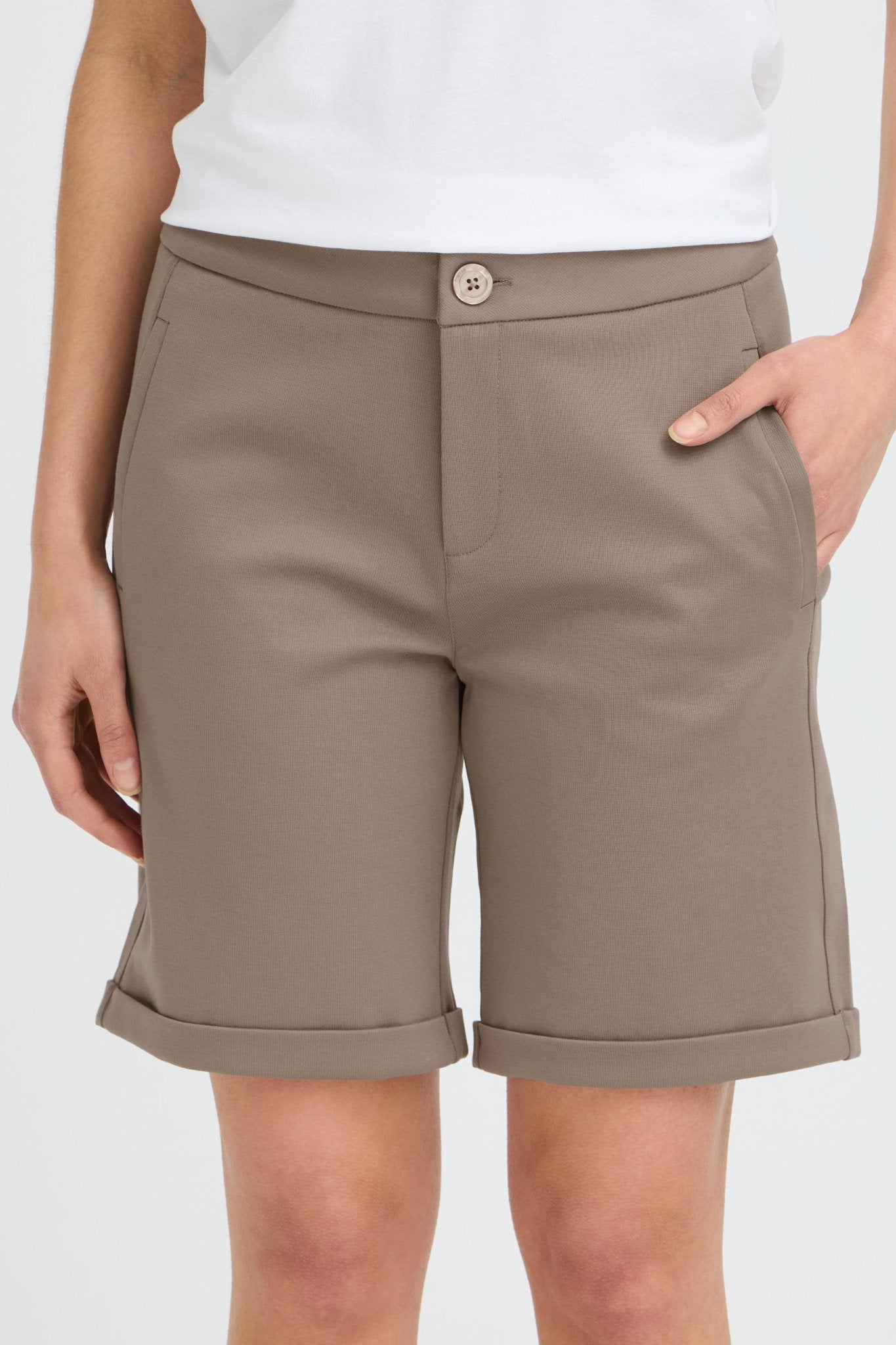 Blazer Shorts by Fransa - Mountain Trail - Blue Sky Fashions & Lingerie