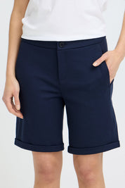 Blazer Shorts by Fransa - Navy - Blue Sky Fashions & Lingerie