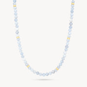 BLUE LACE AGATE GEMSTONE NECKLACE - Blue Sky Fashions & Lingerie