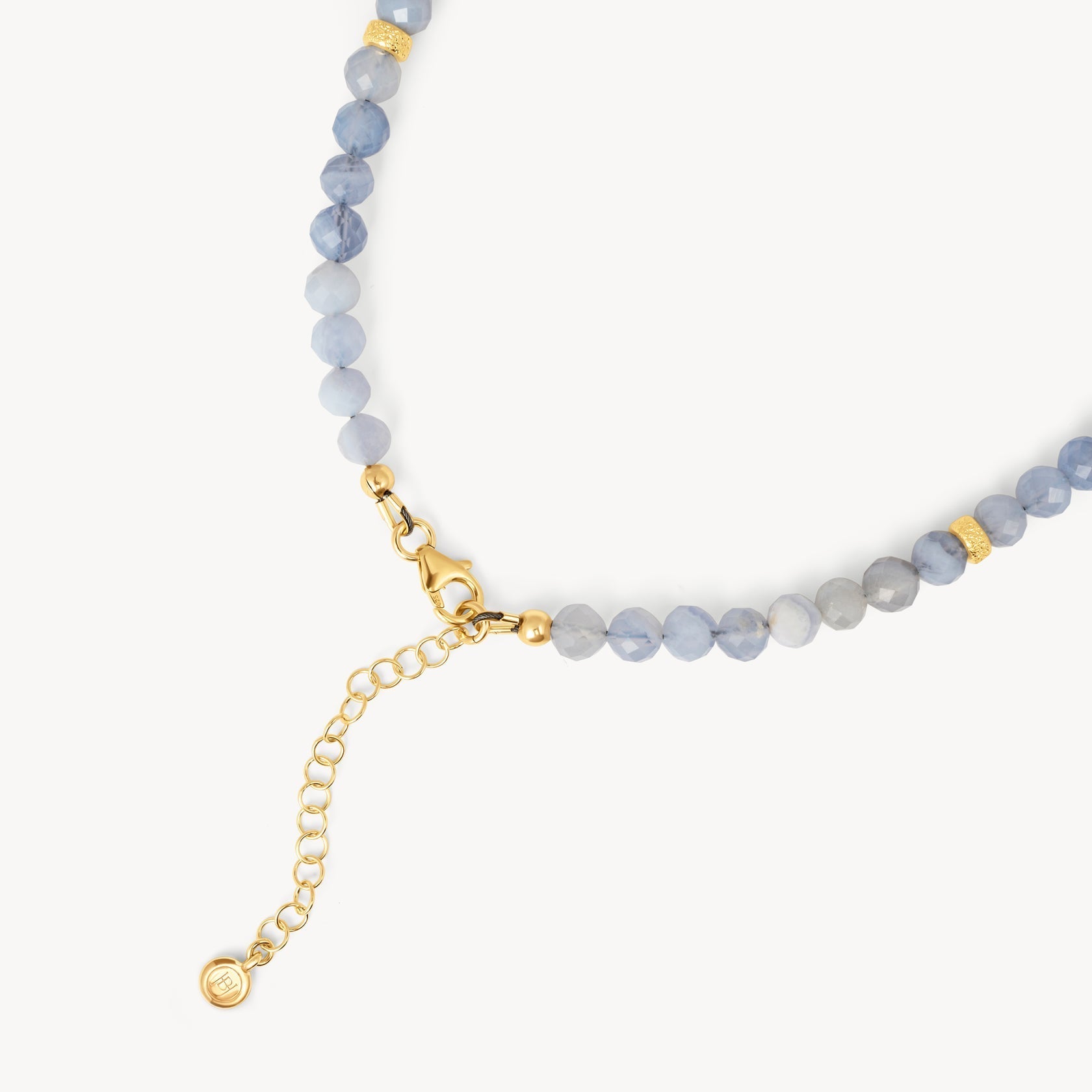 BLUE LACE AGATE GEMSTONE NECKLACE - Blue Sky Fashions & Lingerie