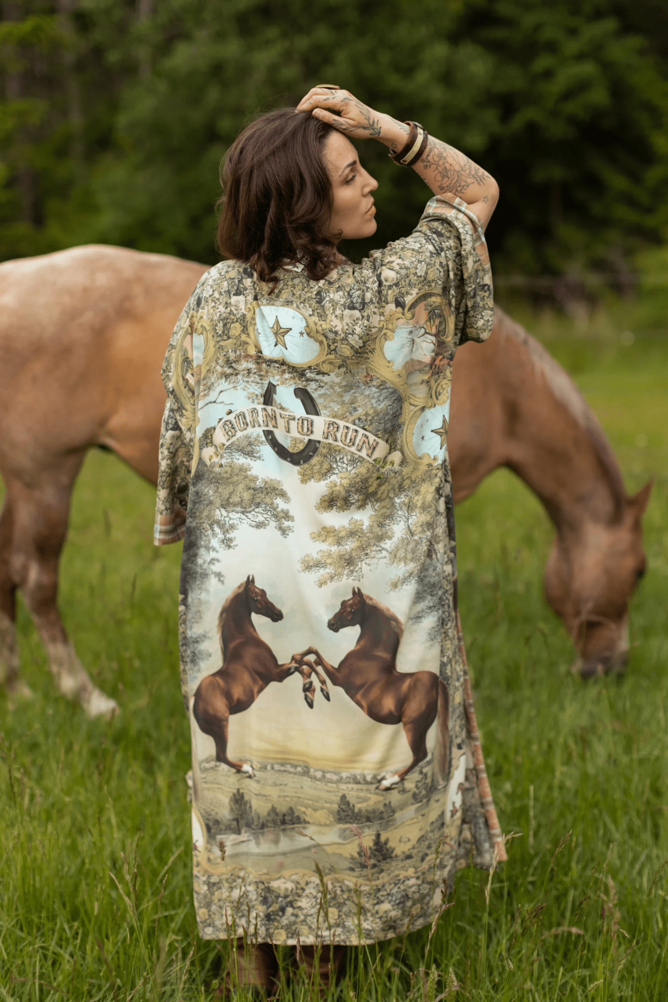 Born to Run Opera Duster - Blue Sky Fashions & Lingerie