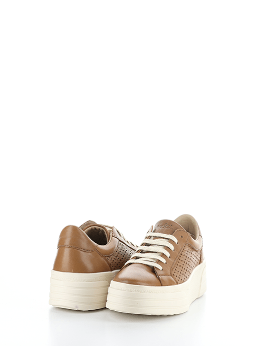Bos & Co “Lotta” Leather Sneakers - rich tan - Blue Sky Fashions & Lingerie