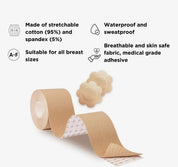 Breast Lift Tape & 3 Discreet Nipple Cover Sets - Blue Sky Fashions & Lingerie