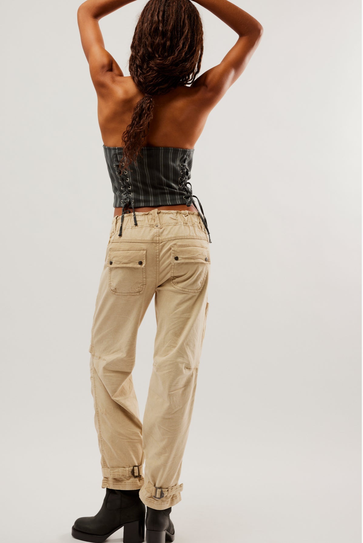 Can't Compare Slouch Pants by Free People - Rye - Blue Sky Fashions & Lingerie