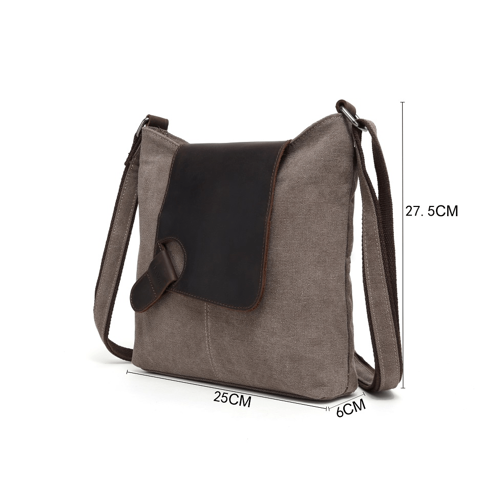 Canvas Shoulder Bag SB 538 Green - Blue Sky Fashions & Lingerie