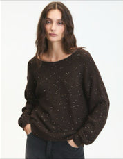 Catalpa sweater - chocolate brown - Blue Sky Fashions & Lingerie