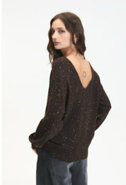 Catalpa sweater - chocolate brown - Blue Sky Fashions & Lingerie