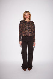 Celine Sweater by John + Jenn - Amur Leopard print - Blue Sky Fashions & Lingerie