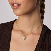 CHAMPAGNE SPARKLE HEART CHARM - Blue Sky Fashions & Lingerie