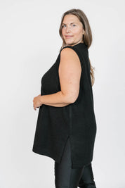 CHARLIE SWEATER TUNIC IN BLACK by Smash & Tess - Blue Sky Fashions & Lingerie