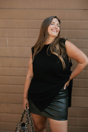 CHARLIE SWEATER TUNIC IN BLACK by Smash & Tess - Blue Sky Fashions & Lingerie