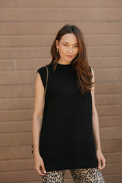 CHARLIE SWEATER TUNIC IN BLACK by Smash & Tess - Blue Sky Fashions & Lingerie